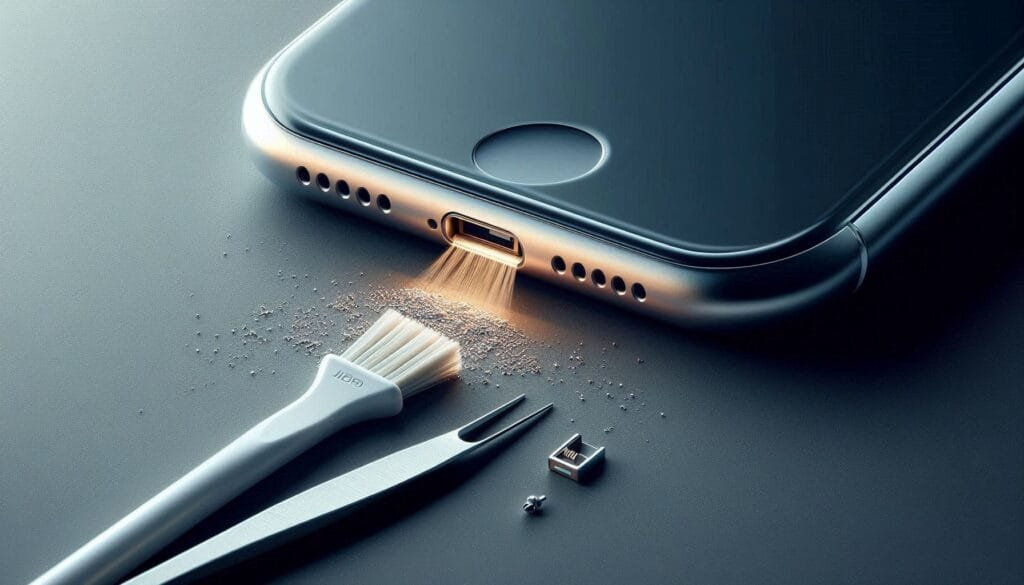 Clean iPhone Charging Port