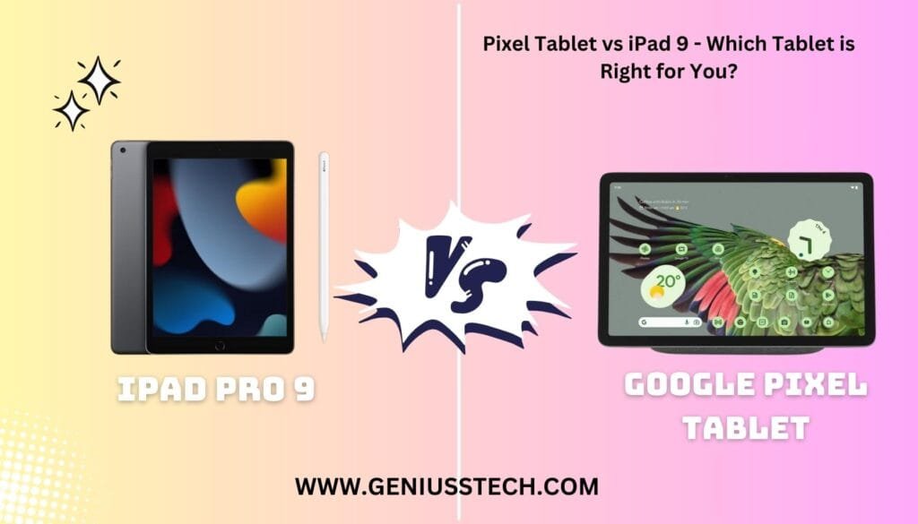 pixel tablet vs ipad 9