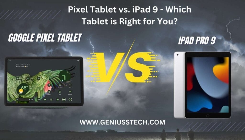 pixel tablet vs ipad 9