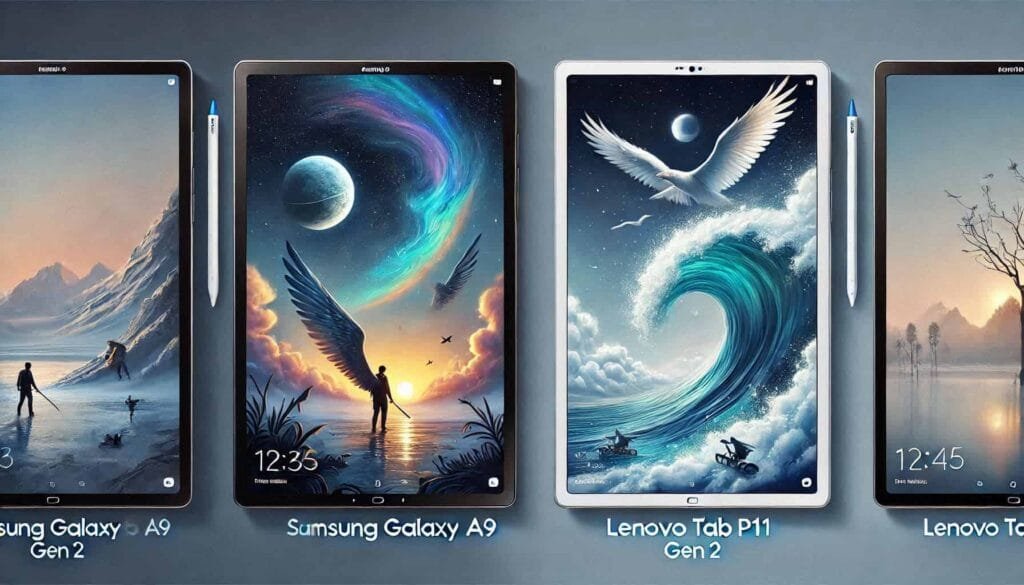 samsung galaxy tab a9 vs lenovo tab p11 gen 2​